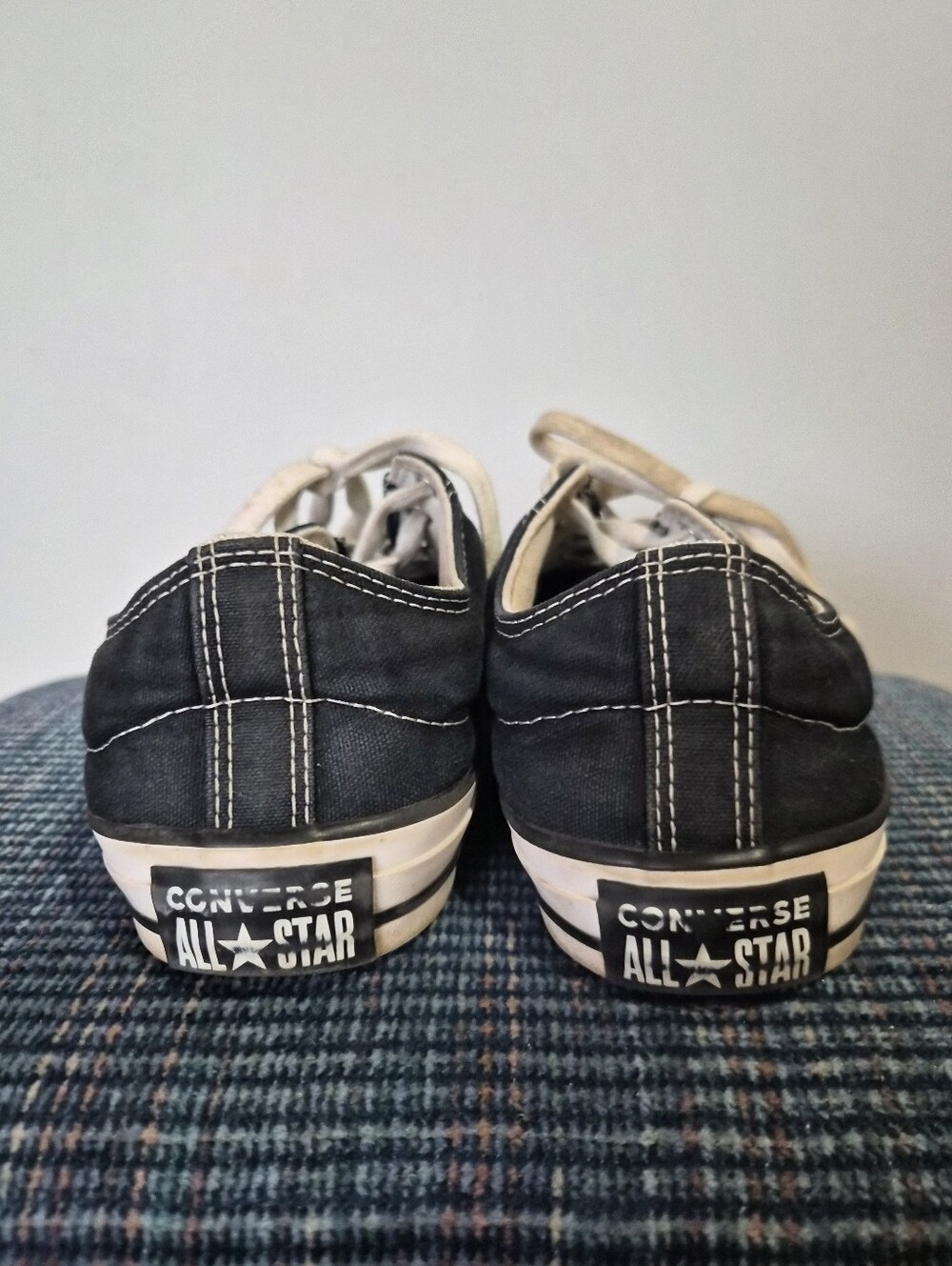 Vintage Black & White Star Player Converse Low Top Sneakers | Size US 6 - Picture 3 of 8
